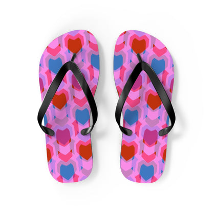 Flip Flops Heart Print