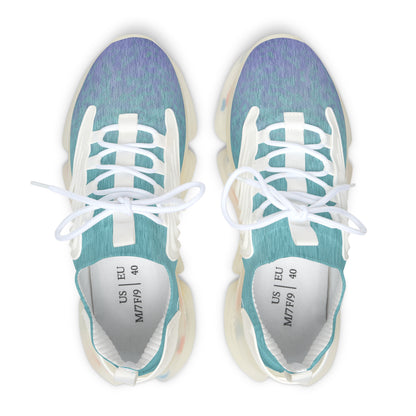 Women's Mesh Sneakers Two-Tone Blue & Lavender