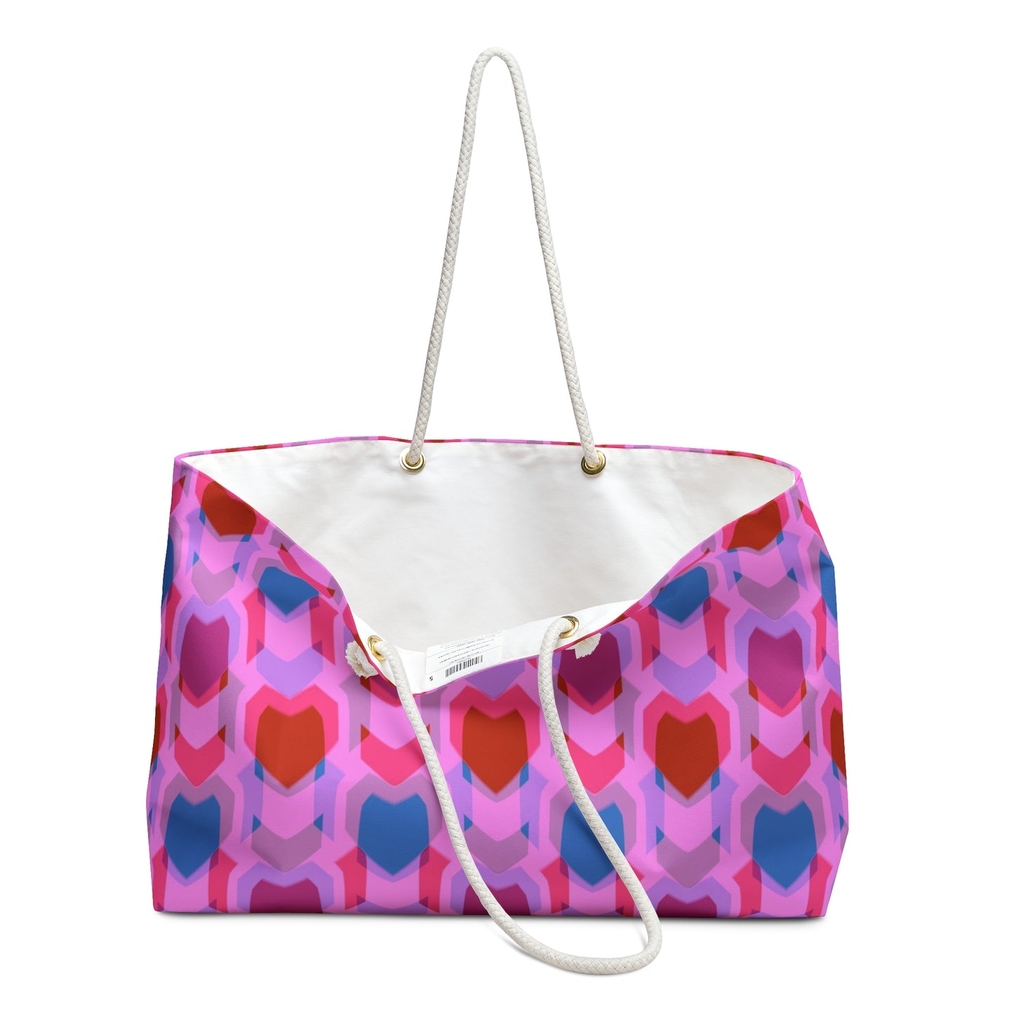 Weekender Bag Heart Print