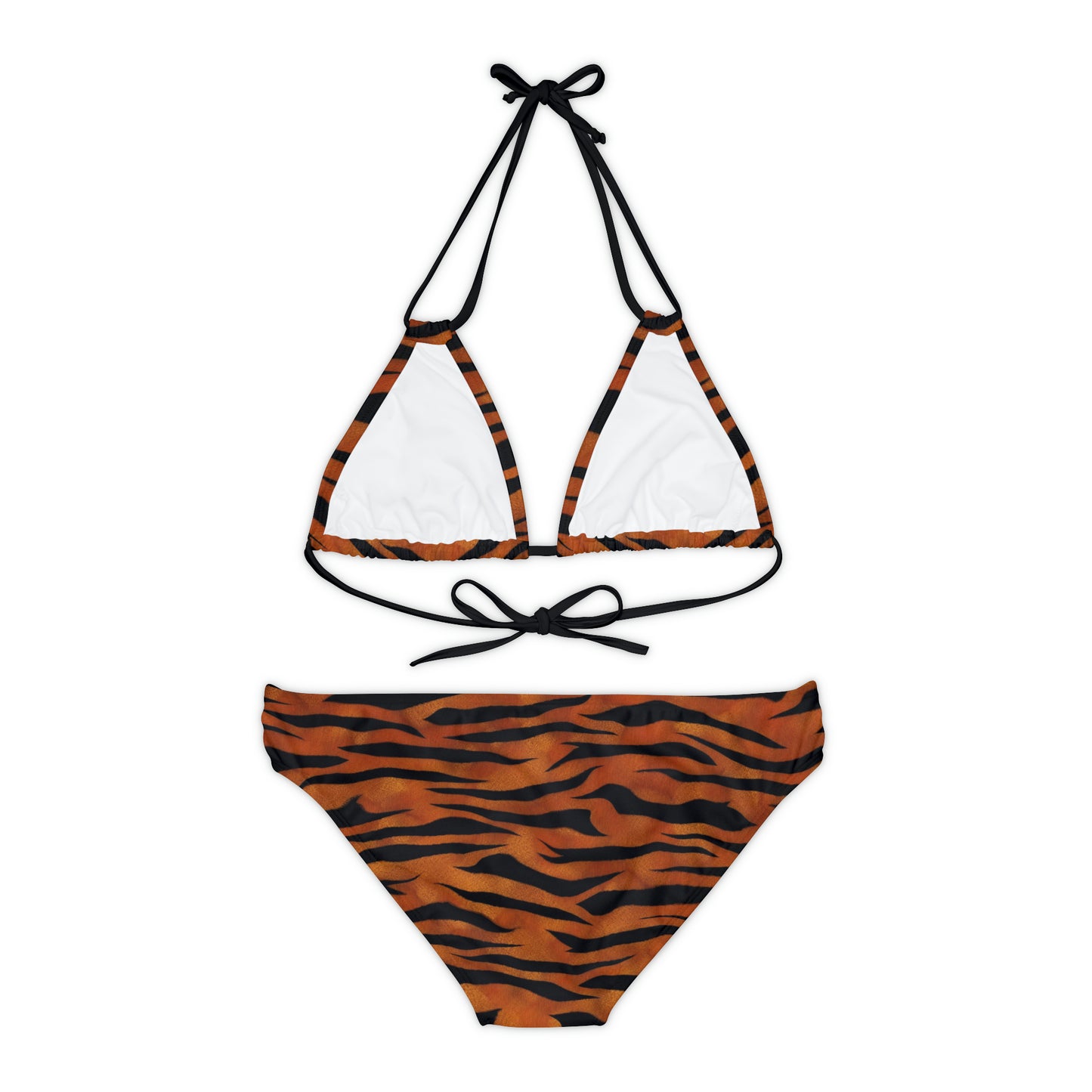 Strappy Bikini Set Animal Print