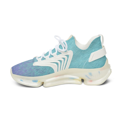 Women's Mesh Sneakers Two-Tone Blue & Lavender