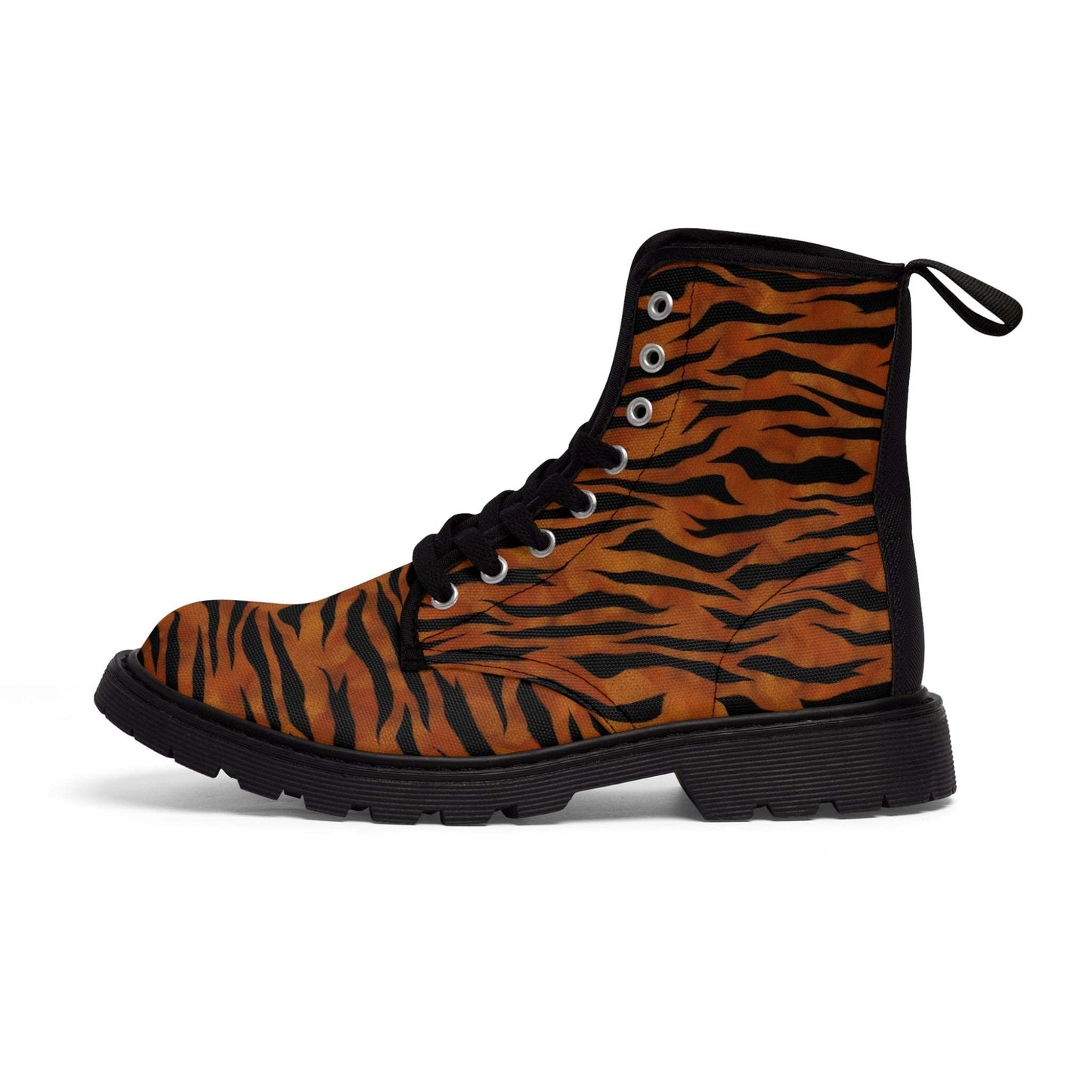 Animal Print Women's Canvas Boots