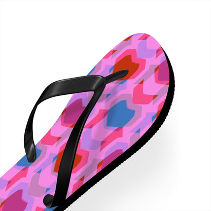 Flip Flops Heart Print