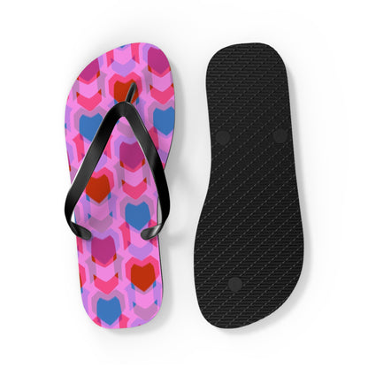 Flip Flops Heart Print