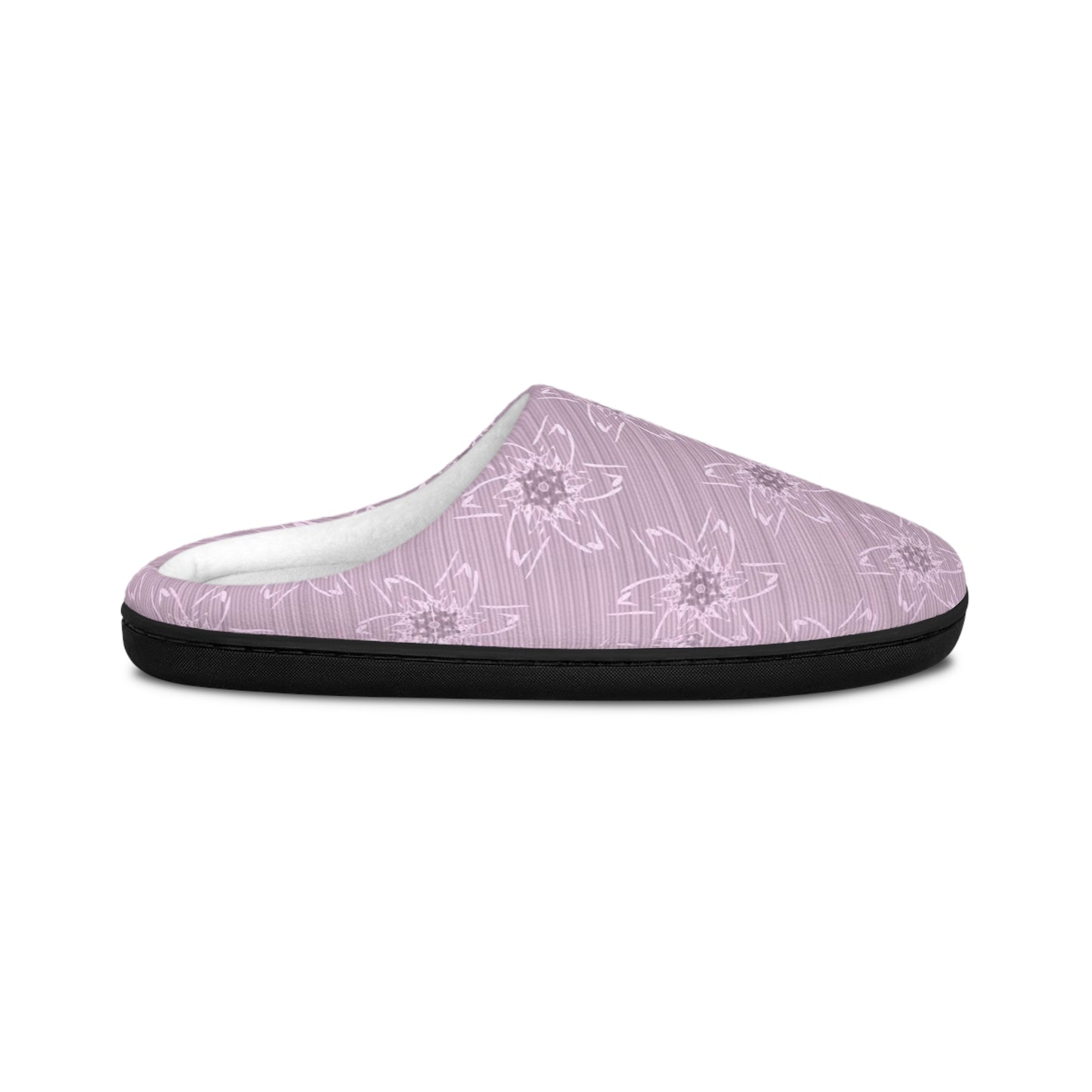 Women's Indoor Slippers Light Pink Floral