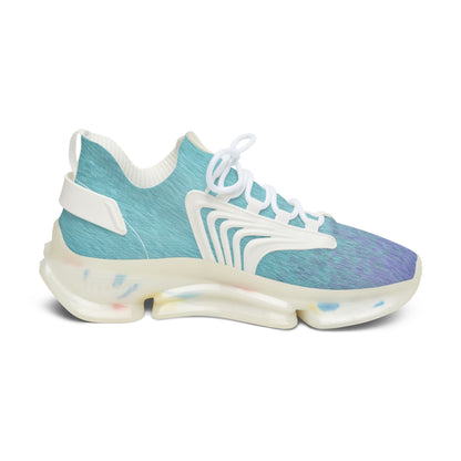 Women's Mesh Sneakers Two-Tone Blue & Lavender