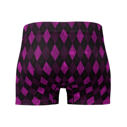 Boxer Briefs Purple Argyle