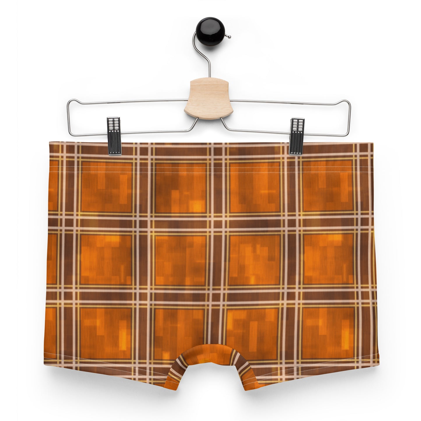 Boxer Briefs Orange Plaid