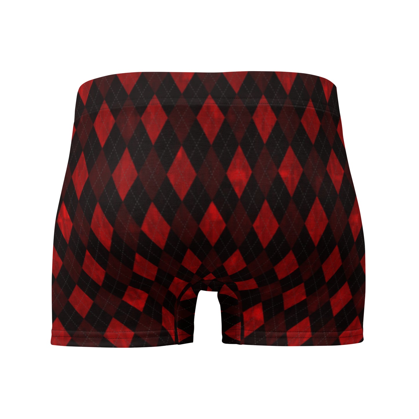 Boxer Briefs Red Argyle