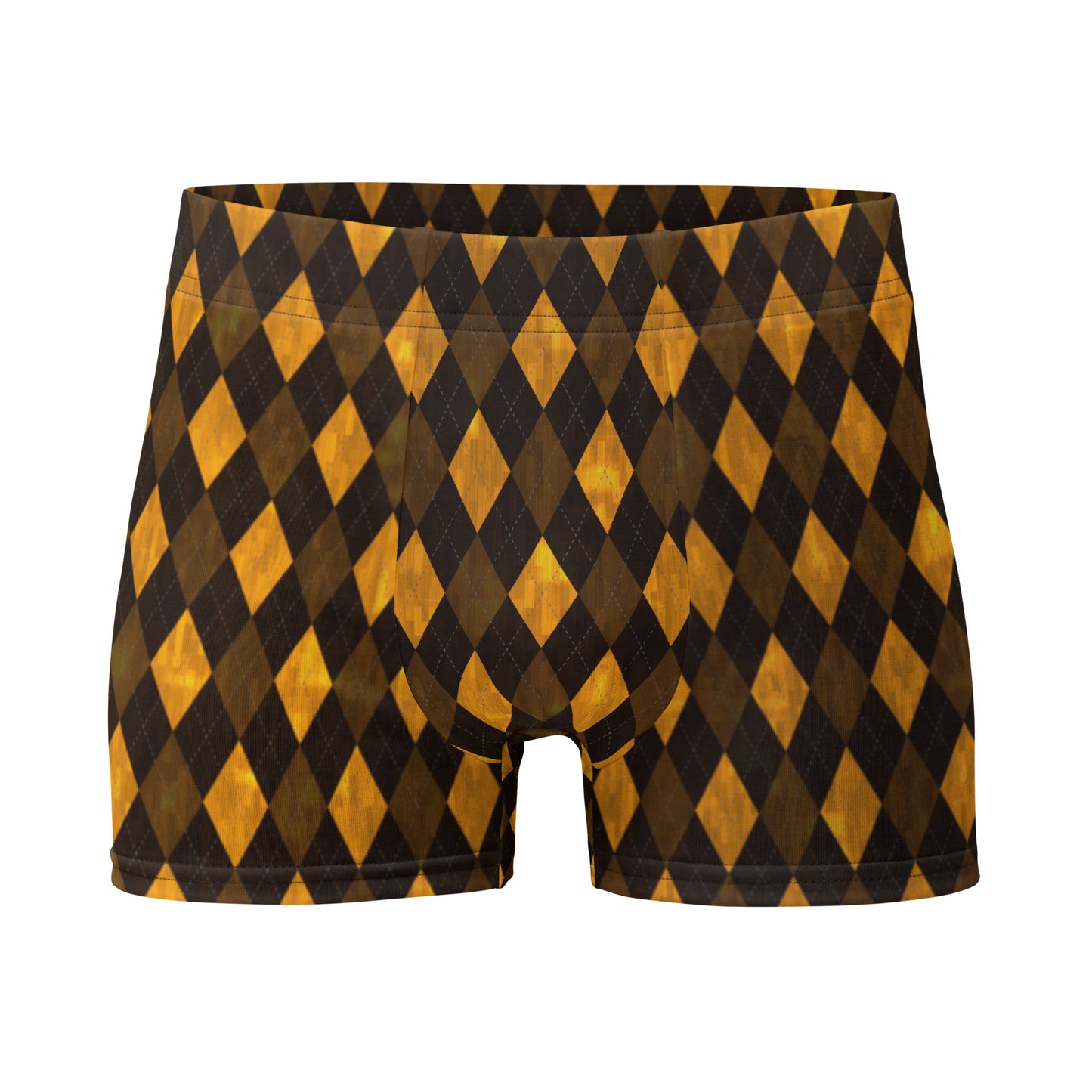 Boxer Briefs Orange Argyle