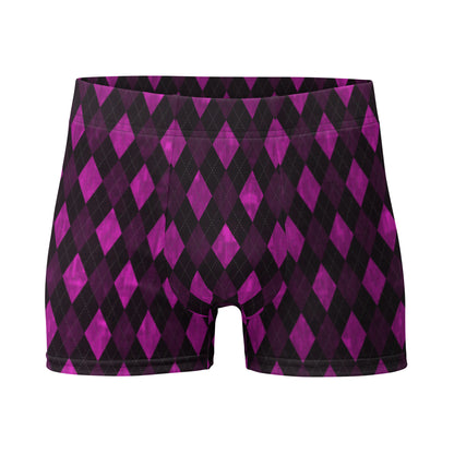 Boxer Briefs Purple Argyle