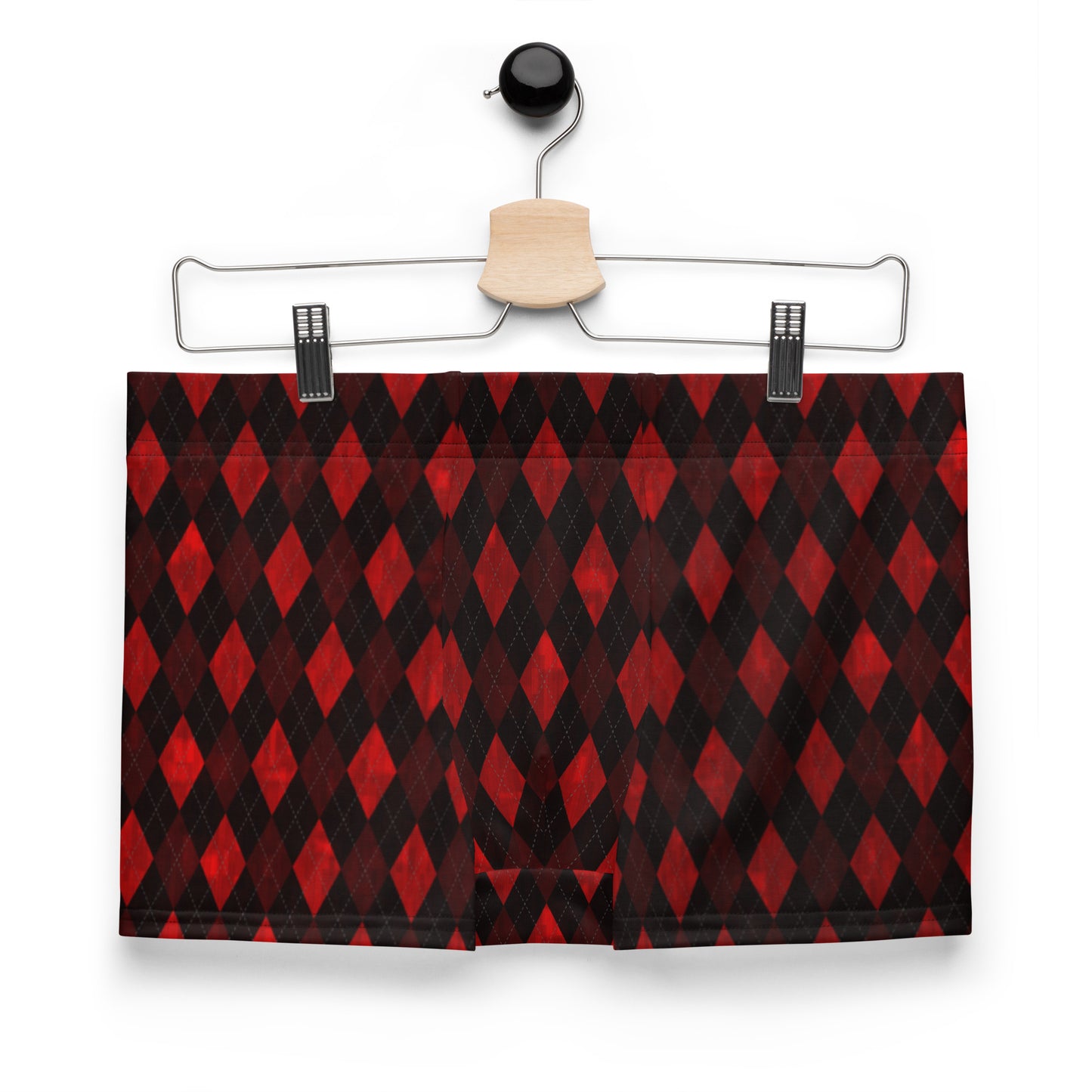 Boxer Briefs Red Argyle