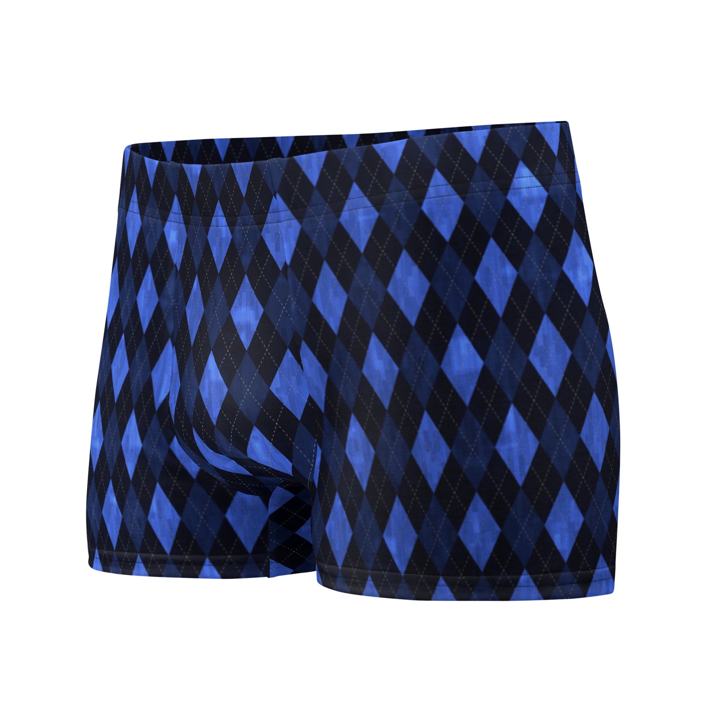 Boxer Briefs Blue Argyle