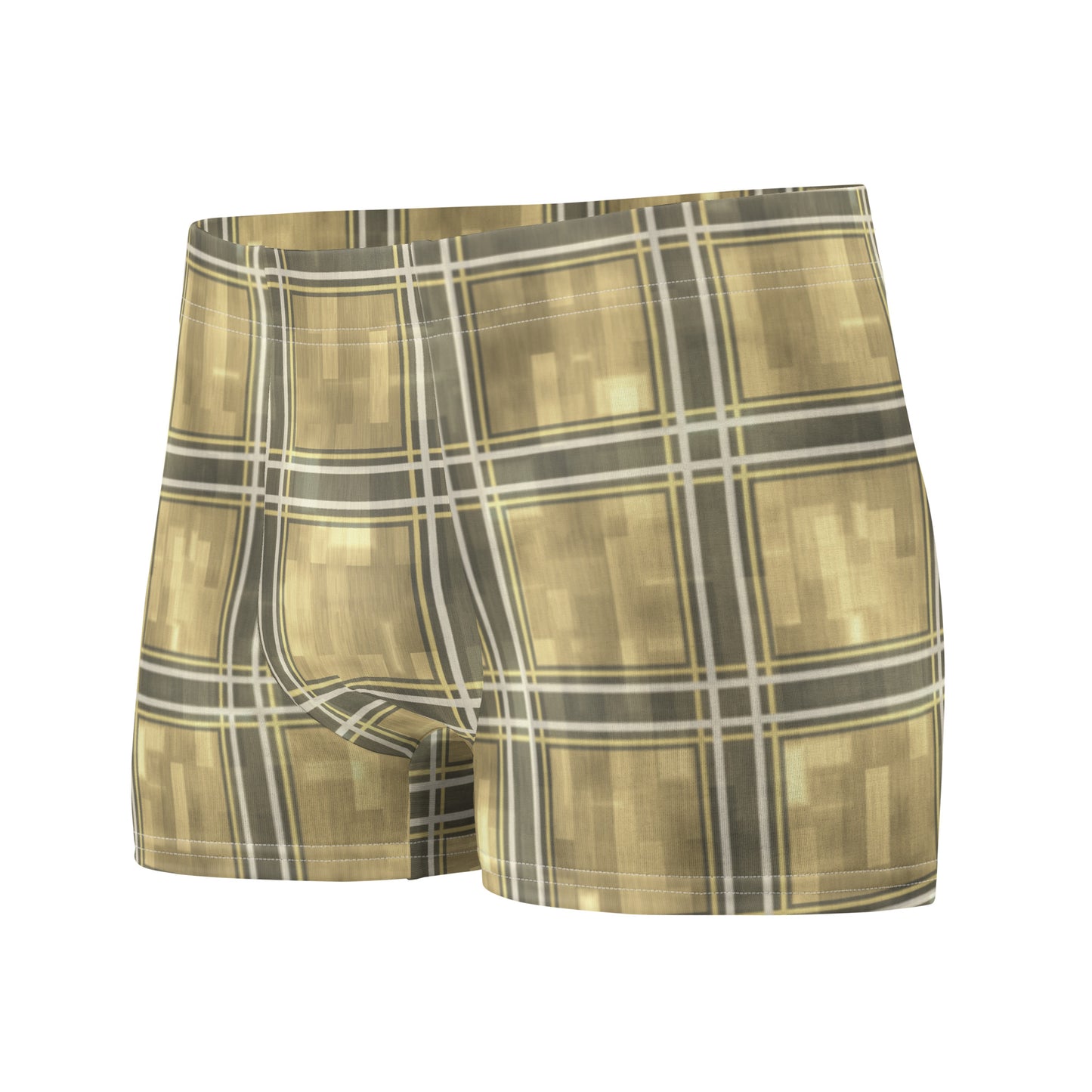 Boxer Briefs Moonlit Yellow Plaid