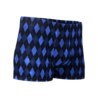 Boxer Briefs Blue Argyle