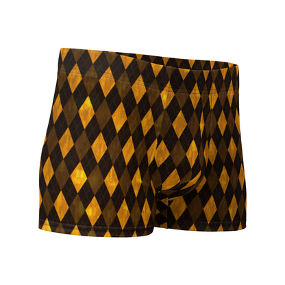 Boxer Briefs Orange Argyle