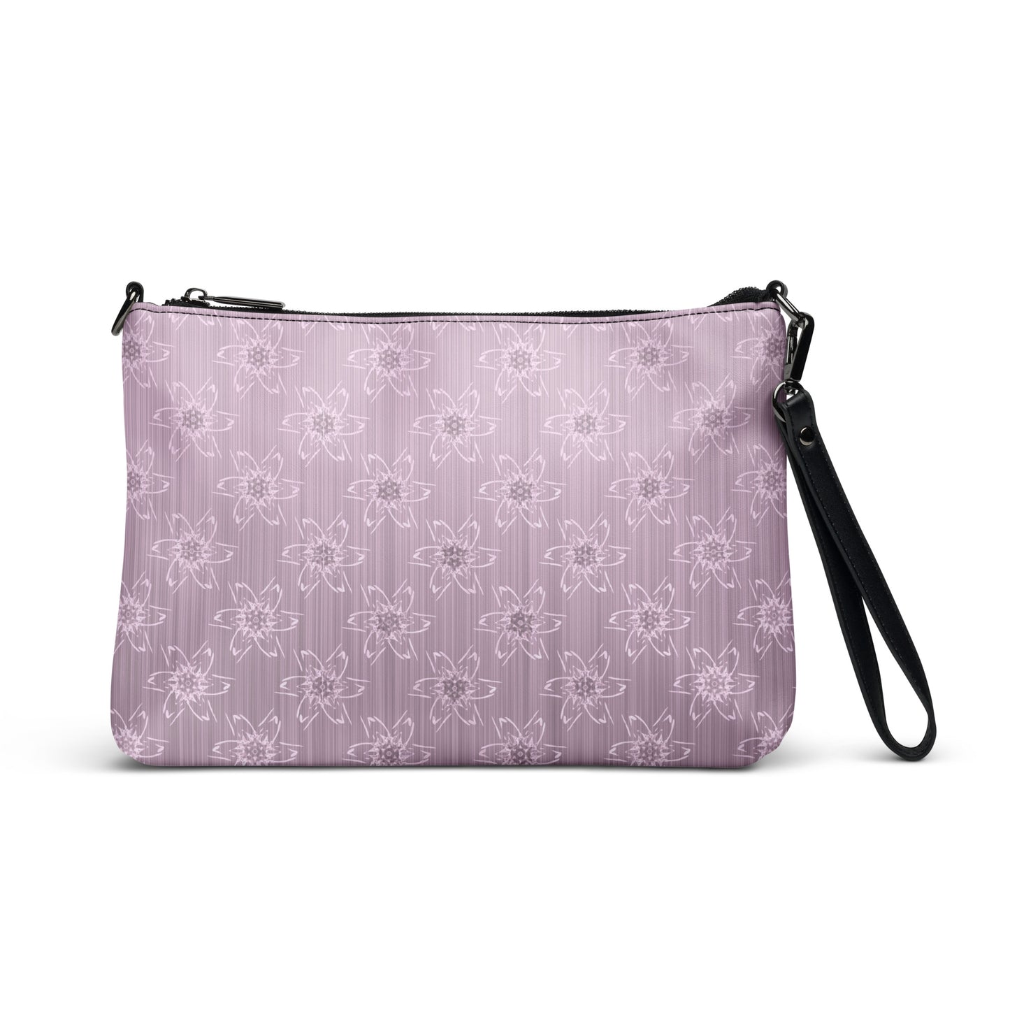 Women's Light Pink Floral Crossbody Bag