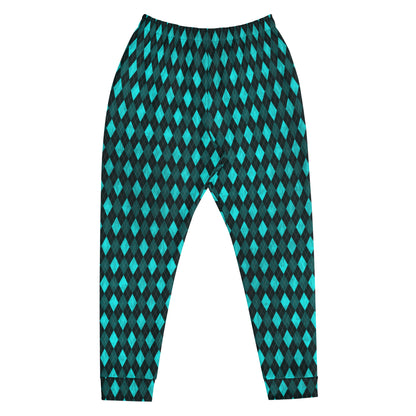 Men's Joggers Teal Argyle