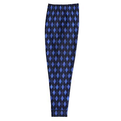 Men's Joggers Blue Argyle