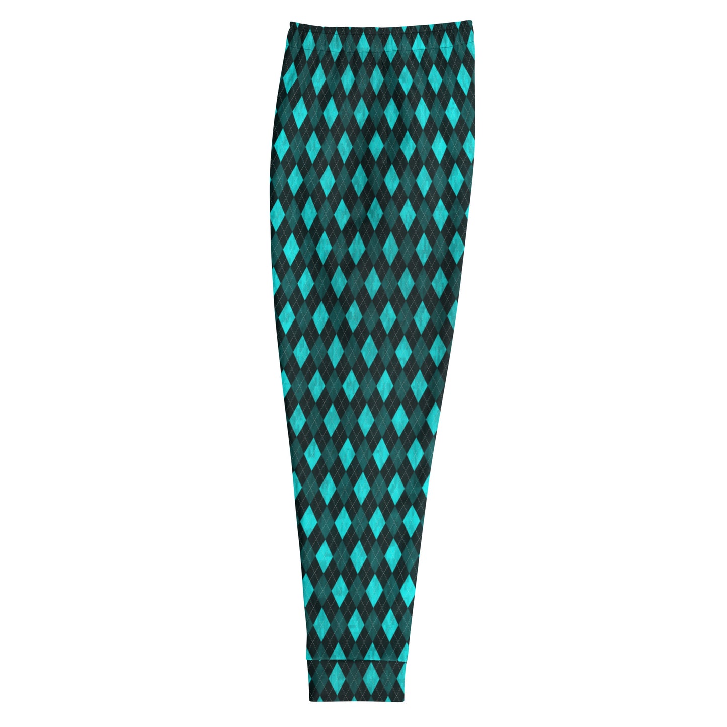 Men's Joggers Teal Argyle