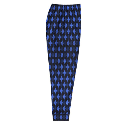 Men's Joggers Blue Argyle