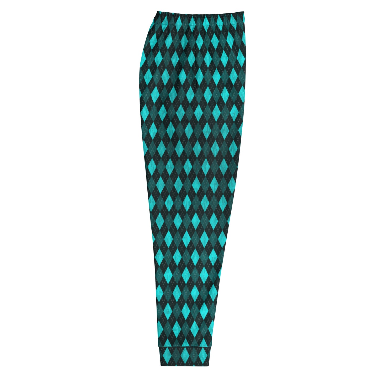 Men's Joggers Teal Argyle