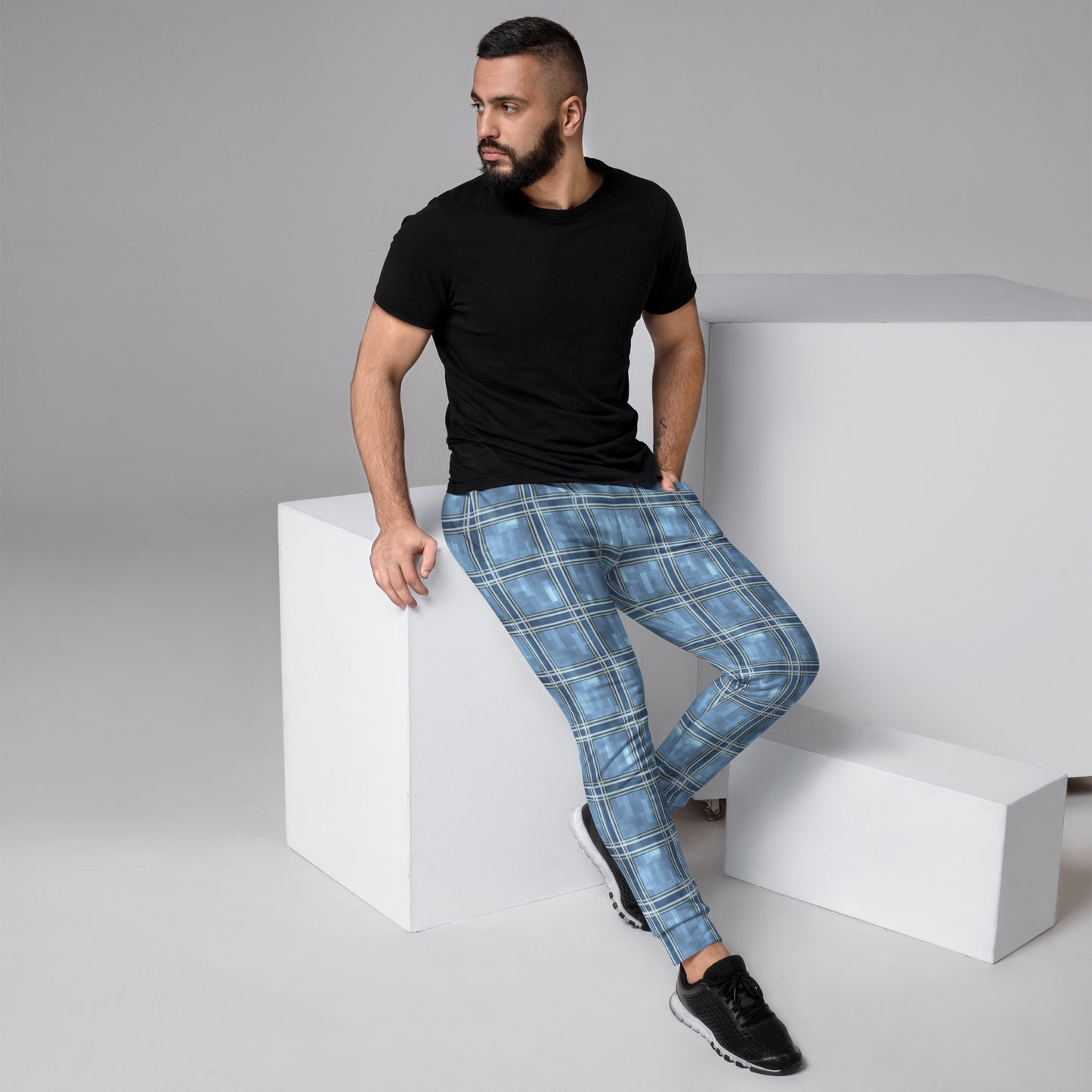 Men's Joggers Windward Blue Plaid