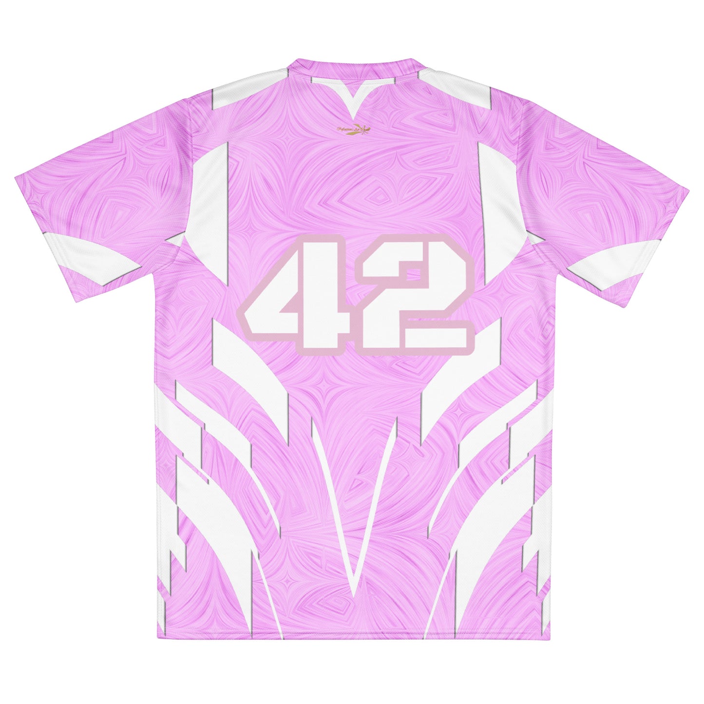 Women's Recycled Sports Jersey Pink Tie-Dye