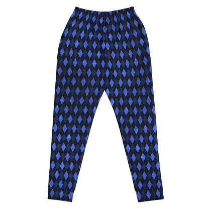 Women's Joggers Blue Argyle