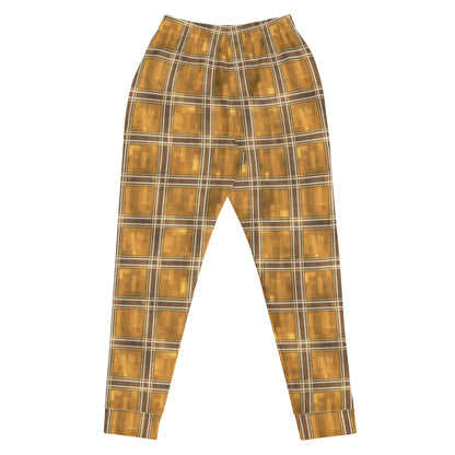 Women's Joggers Chardonnay Plaid