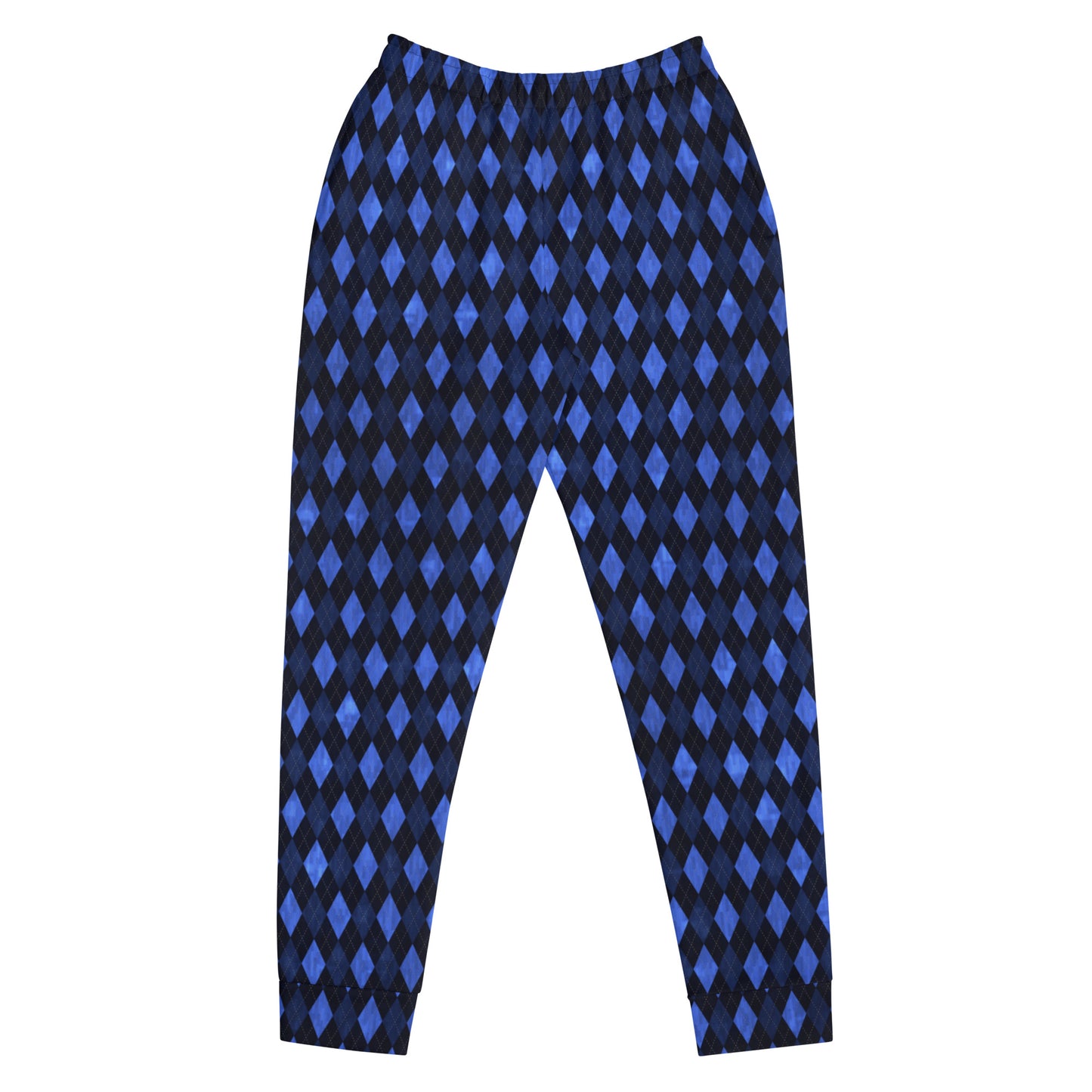 Women's Joggers Blue Argyle