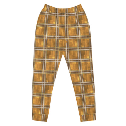 Women's Joggers Chardonnay Plaid