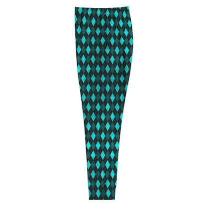 Women's Joggers Teal Argyle