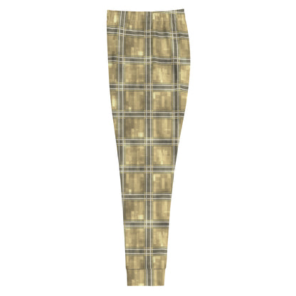 Women's Joggers Moonlit Yellow Plaid