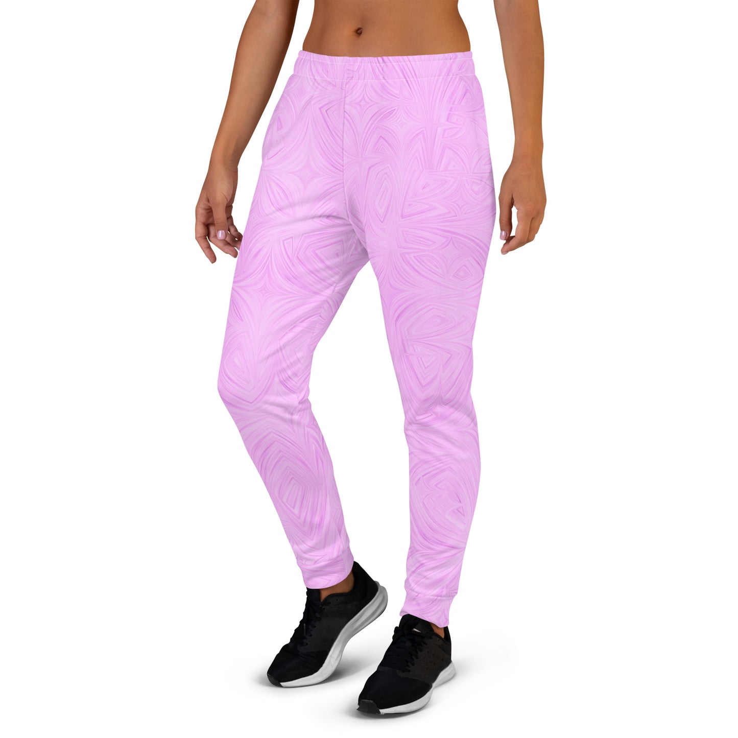 Women's Joggers Pink Tie-Dye