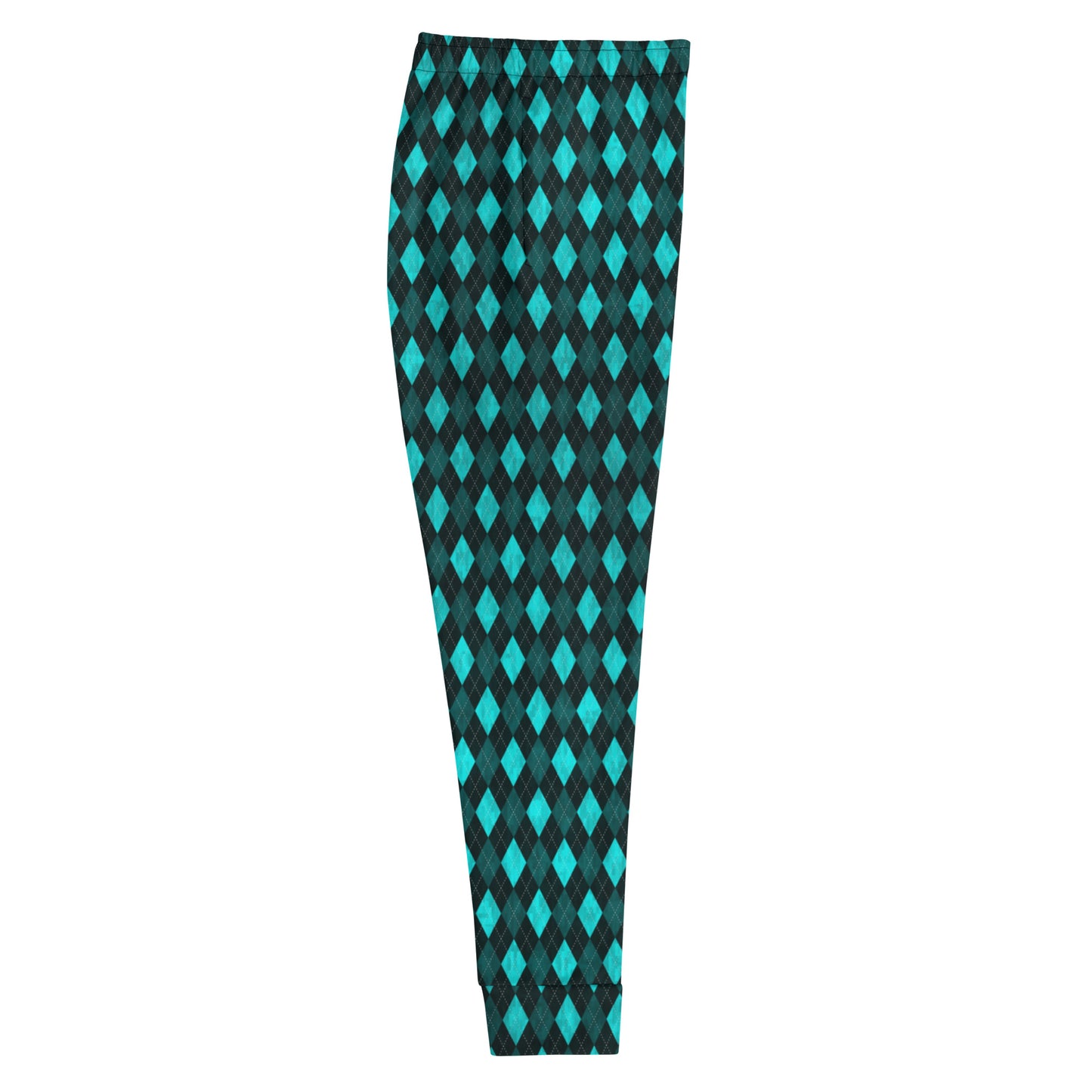 Women's Joggers Teal Argyle