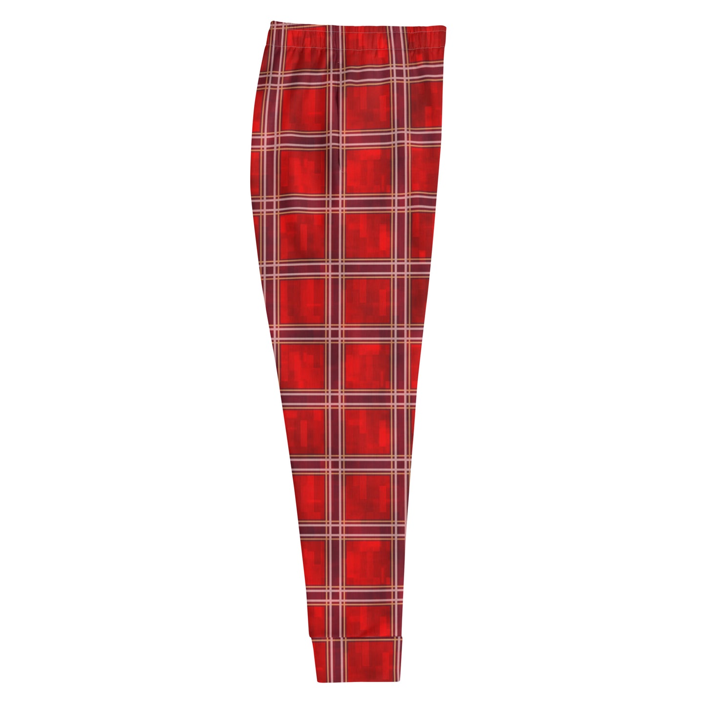 Women's Joggers Red Plaid