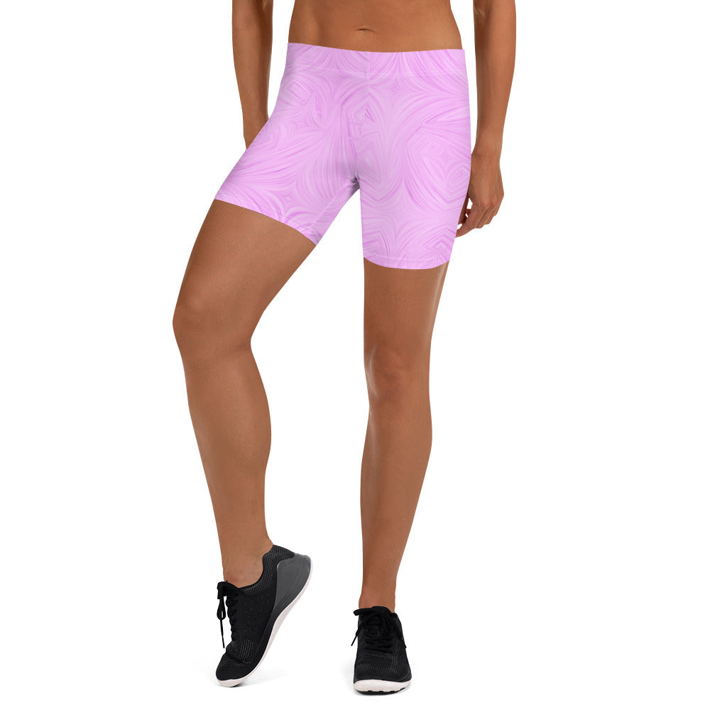 Women's Shorts Pink Tie-Dye