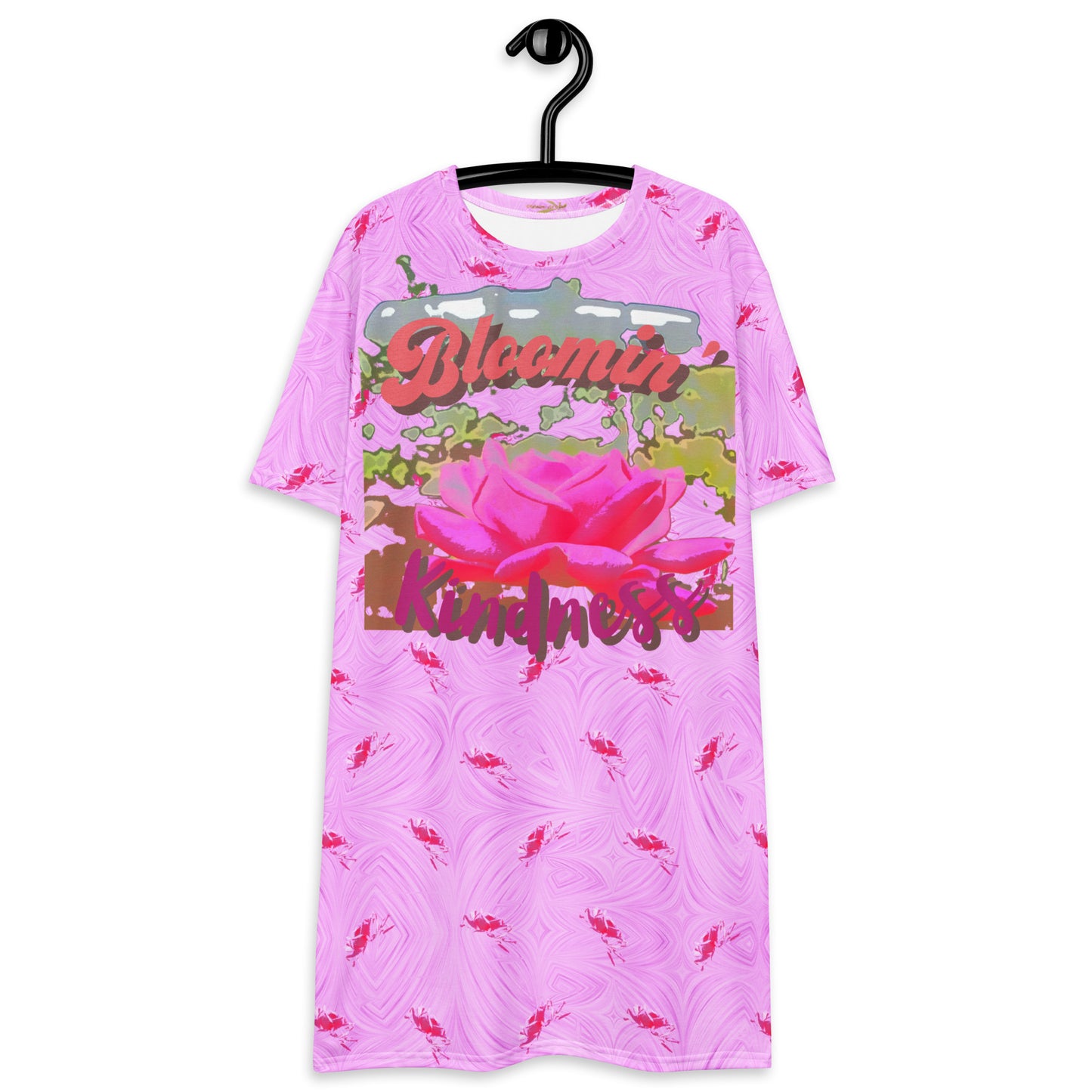 T-Shirt Dress Bloomin' Kindness Floral Print