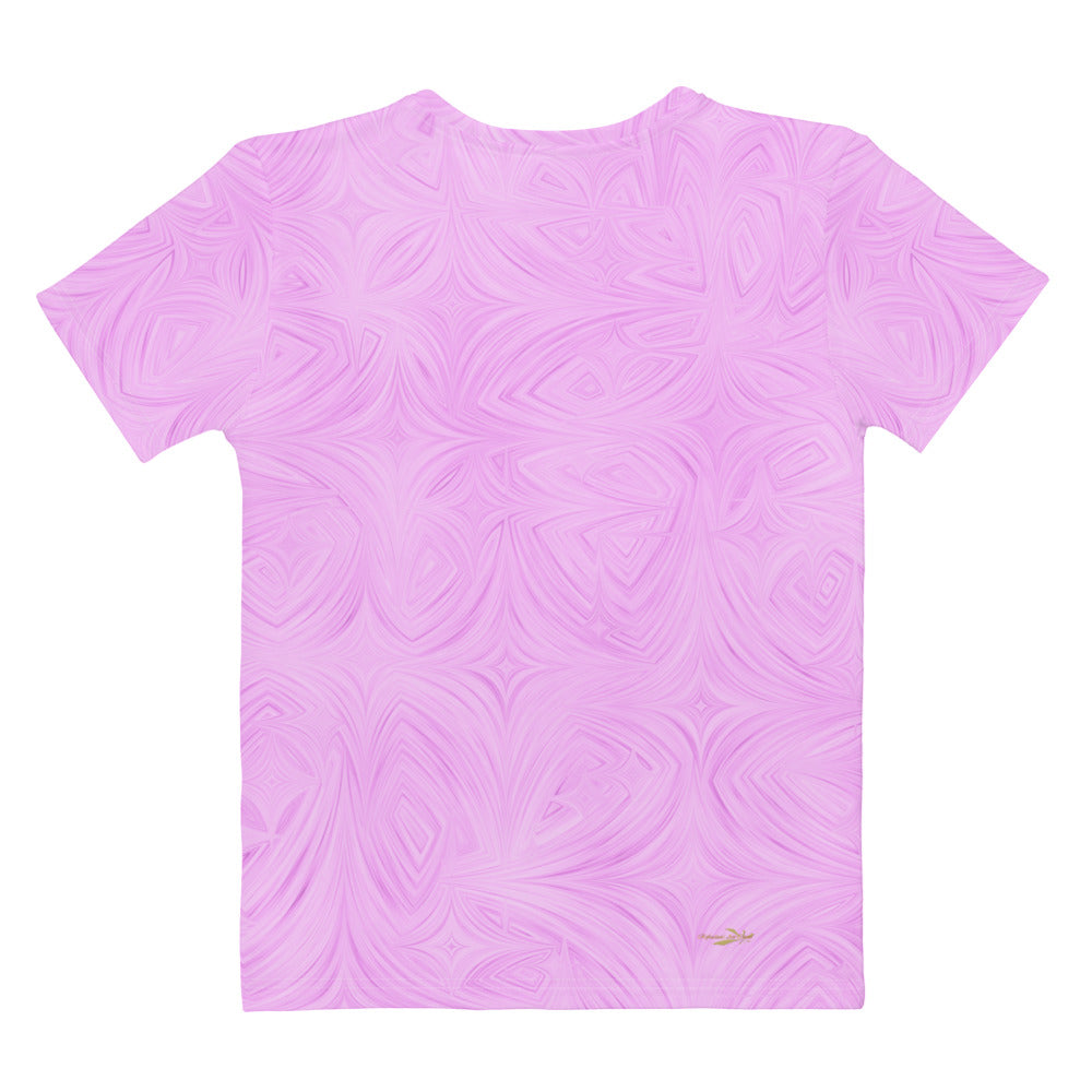 Women's T-Shirt Pink Tie-Dye