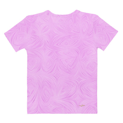 Women's T-Shirt Pink Tie-Dye