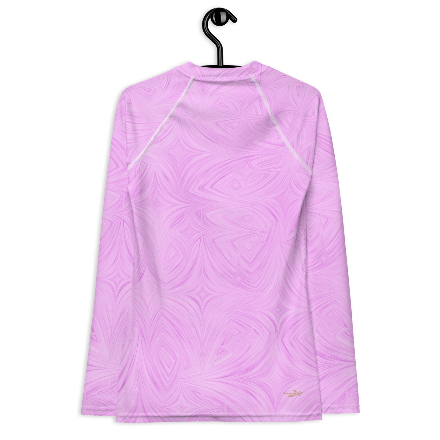 Women's Rash Guard Pink Tie-Dye