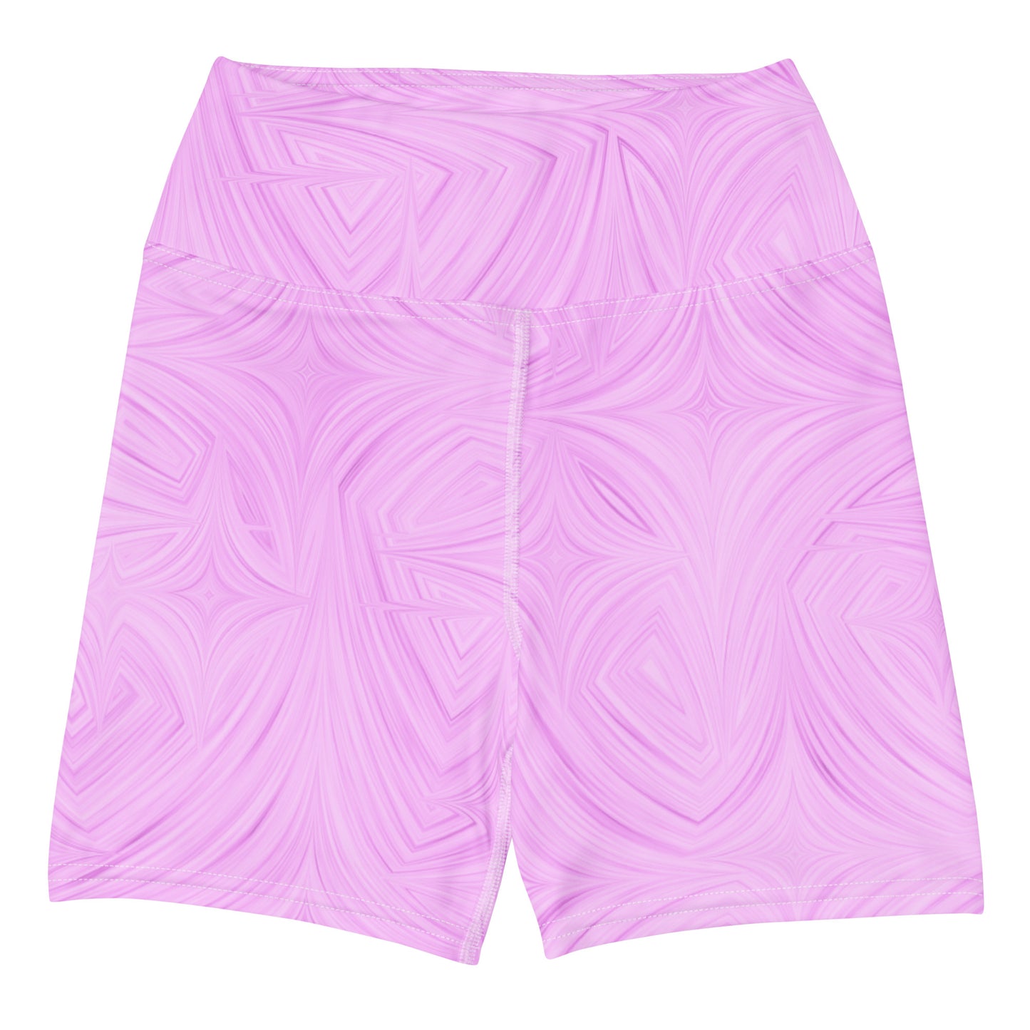 Yoga Shorts Pink Tie-Dye