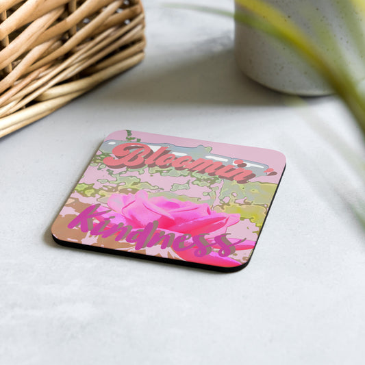 Cork-back Coaster Bloomin' Kindness