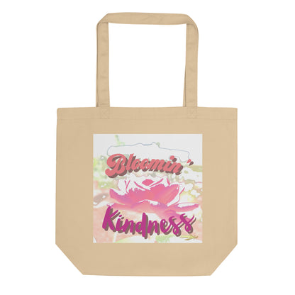 Eco Tote Bag Kindness Floral Print