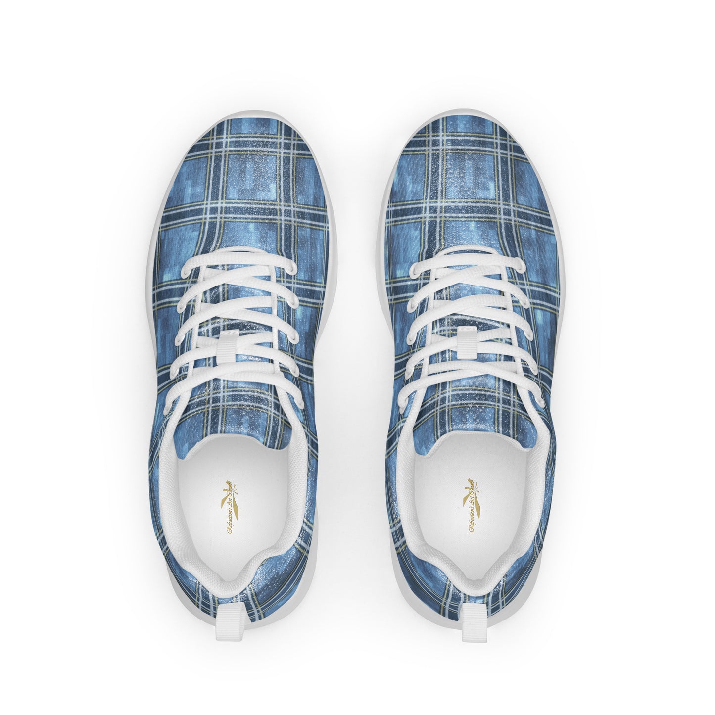 Men’s Athletic Shoes Windward Blue Plaid