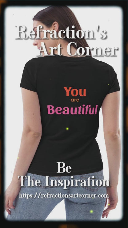 Women's Fitted Eco Tee You Are Beautiful