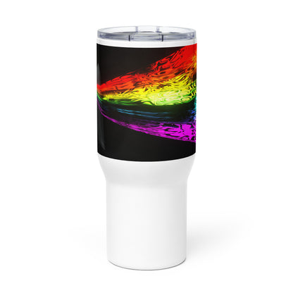 Travel Mug with Handle Artistic Refraction