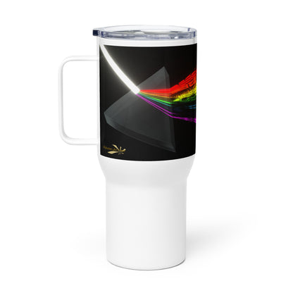 Travel Mug with Handle Artistic Refraction