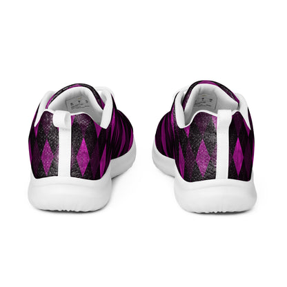 Women’s Athletic Shoes Plum Argyle